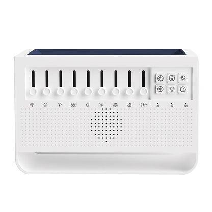 New Baby White Noise Sleep Machine Simulation Flame Aromatherapy Machine Desktop Large Fog Humidifier Portable Bluetooth Speaker