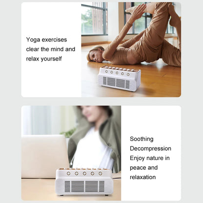 8 Natural Sounds Baby White Noise Sleep Machine Wireless Bluetooth-compatible Speaker Portable Music Box Bedroom Sleep Aids Tool