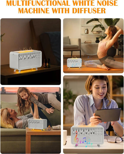 Large Capacity Humidifier And Soothings Night Lights With Wireless Speaker For Better Sleep Night Light Aromatherapy Humidifie
