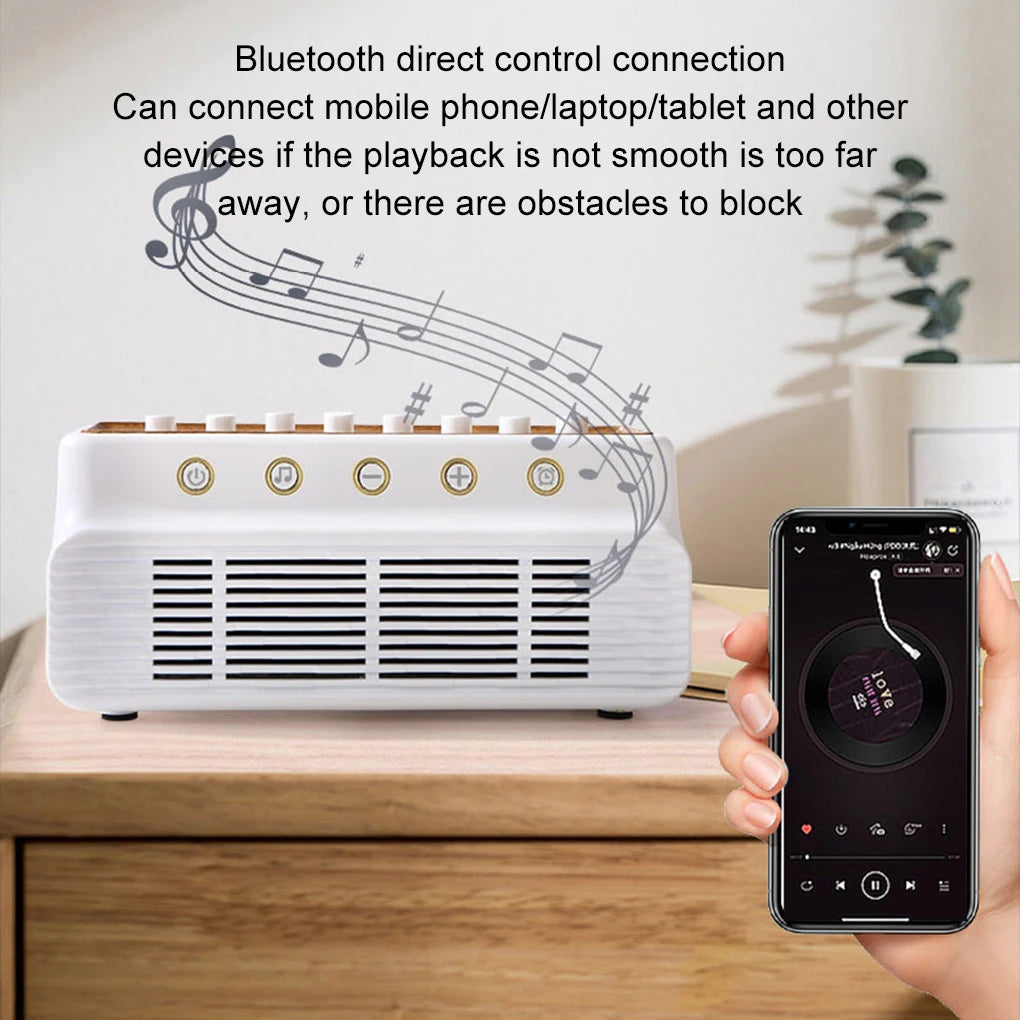 8 Natural Sounds Baby White Noise Sleep Machine Wireless Bluetooth-compatible Speaker Portable Music Box Bedroom Sleep Aids Tool