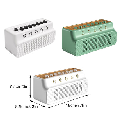 8 Natural Sounds Baby White Noise Sleep Machine Wireless Bluetooth-compatible Speaker Portable Music Box Bedroom Sleep Aids Tool