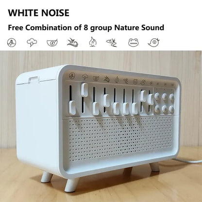 Sleep Sound Machine + Aromatherapy Humidifier & Wireless Speaker