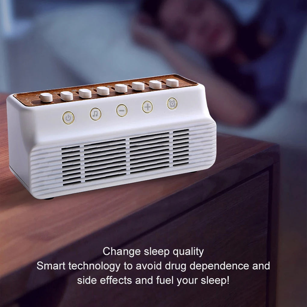 8 Natural Sounds Baby White Noise Sleep Machine Wireless Bluetooth-compatible Speaker Portable Music Box Bedroom Sleep Aids Tool