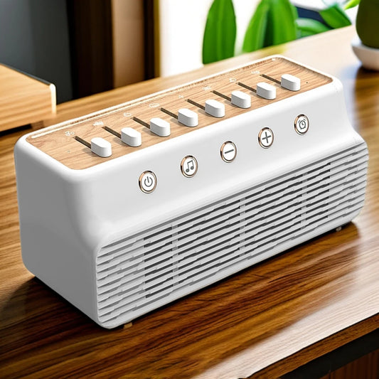 8 Natural Sounds Baby White Noise Sleep Machine Wireless Bluetooth-compatible Speaker Portable Music Box Bedroom Sleep Aids Tool