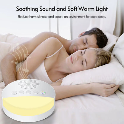 White Noise Sleeper, White Noise Sleeper is adjustable with 6 soft sounds and a night light for all ages.