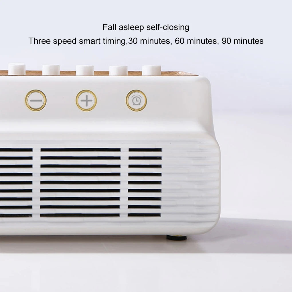 8 Natural Sounds Baby White Noise Sleep Machine Wireless Bluetooth-compatible Speaker Portable Music Box Bedroom Sleep Aids Tool