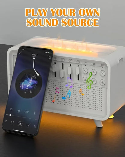 Sleep Sound Machine + Aromatherapy Humidifier & Wireless Speaker
